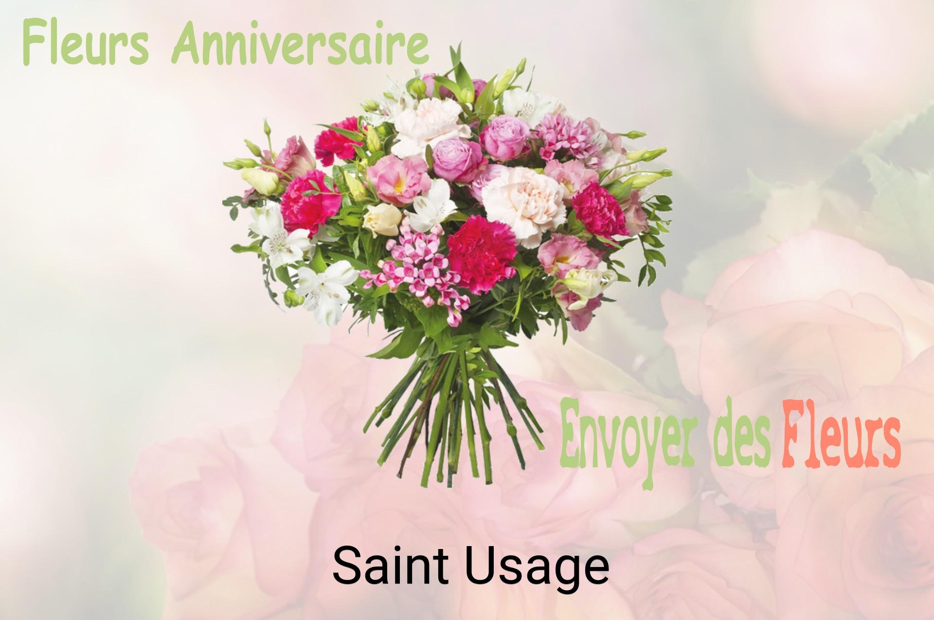 Bouquet de fleurs d’anniversaire livré à Saint-Usage