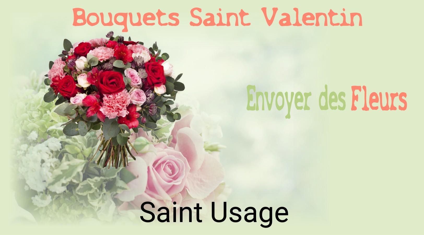 Roses de Saint-Valentin livrées à Saint-Usage